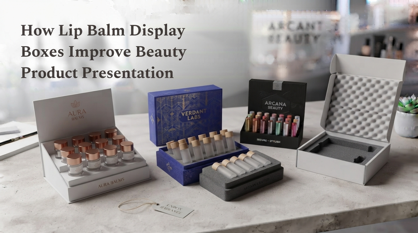 How Lip Balm Display Boxes Improve Beauty Product Presentation